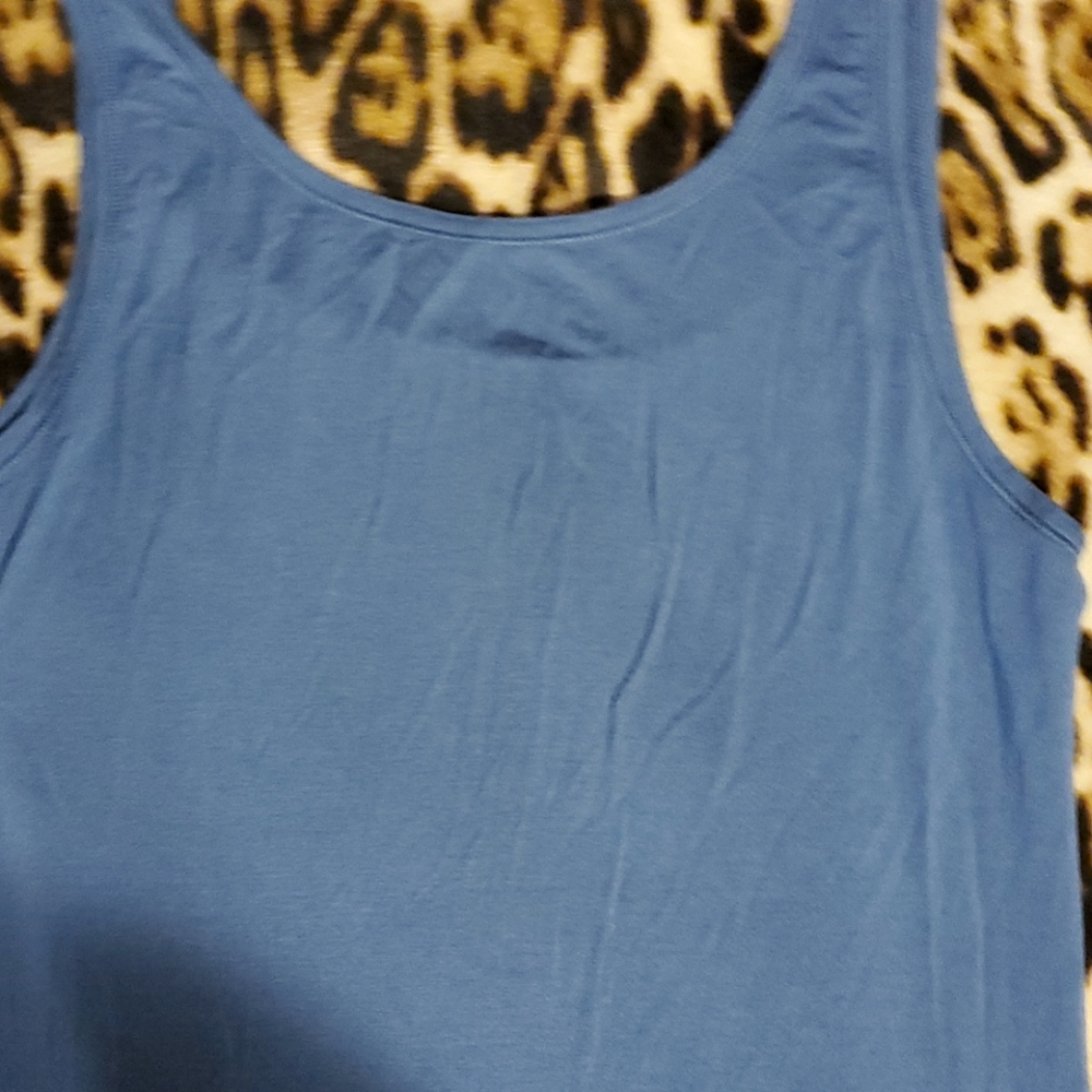 Blue tank top